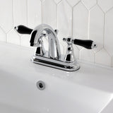 Duchess Double-Handle 3-Hole Deck Mount 4-Inch Centerset Bathroom Faucet with Brass Pop-Up