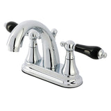 Duchess Double-Handle 3-Hole Deck Mount 4-Inch Centerset Bathroom Faucet with Brass Pop-Up