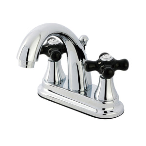 Duchess Two-Handle 3-Hole Deck Mount 4" Centerset Bathroom Faucet with Brass Pop-Up