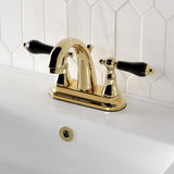 Duchess Double-Handle 3-Hole Deck Mount 4-Inch Centerset Bathroom Faucet with Brass Pop-Up