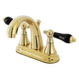 Duchess Double-Handle 3-Hole Deck Mount 4-Inch Centerset Bathroom Faucet with Brass Pop-Up