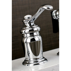 Templeton Single-Handle 3-Hole Deck Mount Widespread Kitchen Faucet with Brass Sprayer