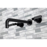 Whitaker Two-Handle 3-Hole Wall Mount Roman Tub Faucet