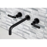 Whitaker Two-Handle 3-Hole Wall Mount Roman Tub Faucet