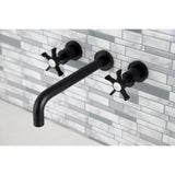 Hamilton Two-Handle 3-Hole Wall Mount Roman Tub Faucet