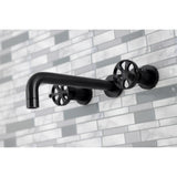 Belknap Two-Handle 3-Hole Wall Mount Roman Tub Faucet