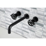 Belknap Two-Handle 3-Hole Wall Mount Roman Tub Faucet