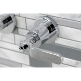 Whitaker Two-Handle 3-Hole Wall Mount Roman Tub Faucet