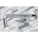 Whitaker Two-Handle 3-Hole Wall Mount Roman Tub Faucet