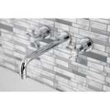 Hamilton Two-Handle 3-Hole Wall Mount Roman Tub Faucet