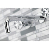 Belknap Two-Handle 3-Hole Wall Mount Roman Tub Faucet