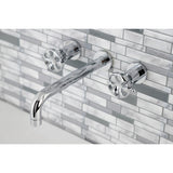 Belknap Two-Handle 3-Hole Wall Mount Roman Tub Faucet