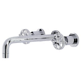 Belknap Two-Handle 3-Hole Wall Mount Roman Tub Faucet