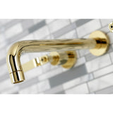 Whitaker Two-Handle 3-Hole Wall Mount Roman Tub Faucet