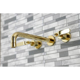 Whitaker Two-Handle 3-Hole Wall Mount Roman Tub Faucet