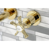 Hamilton Two-Handle 3-Hole Wall Mount Roman Tub Faucet