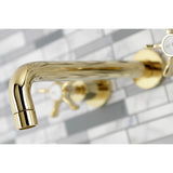 Hamilton Two-Handle 3-Hole Wall Mount Roman Tub Faucet