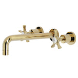 Hamilton Two-Handle 3-Hole Wall Mount Roman Tub Faucet