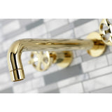 Belknap Two-Handle 3-Hole Wall Mount Roman Tub Faucet