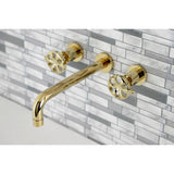 Belknap Two-Handle 3-Hole Wall Mount Roman Tub Faucet