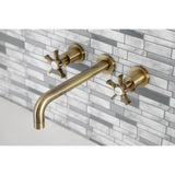 Hamilton Two-Handle 3-Hole Wall Mount Roman Tub Faucet