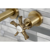 Hamilton Two-Handle 3-Hole Wall Mount Roman Tub Faucet