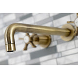 Hamilton Two-Handle 3-Hole Wall Mount Roman Tub Faucet