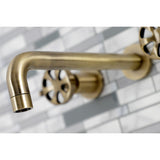 Belknap Two-Handle 3-Hole Wall Mount Roman Tub Faucet