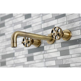 Belknap Two-Handle 3-Hole Wall Mount Roman Tub Faucet