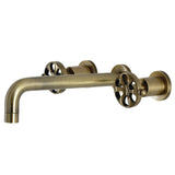 Belknap Two-Handle 3-Hole Wall Mount Roman Tub Faucet