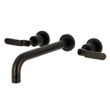 Whitaker Two-Handle 3-Hole Wall Mount Roman Tub Faucet