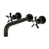 Hamilton Two-Handle 3-Hole Wall Mount Roman Tub Faucet