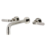 Whitaker Two-Handle 3-Hole Wall Mount Roman Tub Faucet