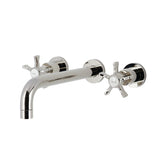 Hamilton Two-Handle 3-Hole Wall Mount Roman Tub Faucet