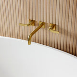 Whitaker Two-Handle 3-Hole Wall Mount Roman Tub Faucet