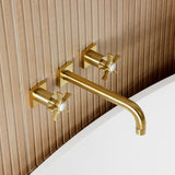 Hamilton Two-Handle 3-Hole Wall Mount Roman Tub Faucet