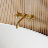 Belknap Two-Handle 3-Hole Wall Mount Roman Tub Faucet