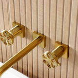 Belknap Two-Handle 3-Hole Wall Mount Roman Tub Faucet