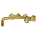 Belknap Two-Handle 3-Hole Wall Mount Roman Tub Faucet