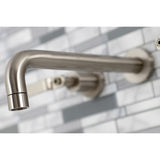 Whitaker Two-Handle 3-Hole Wall Mount Roman Tub Faucet