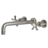 Hamilton Two-Handle 3-Hole Wall Mount Roman Tub Faucet