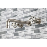 Belknap Two-Handle 3-Hole Wall Mount Roman Tub Faucet