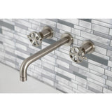 Belknap Two-Handle 3-Hole Wall Mount Roman Tub Faucet