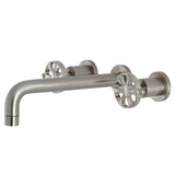 Belknap Two-Handle 3-Hole Wall Mount Roman Tub Faucet