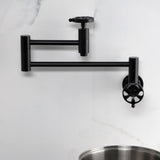 Belknap Two-Handle Wall Mount Pot Filler