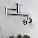 Belknap Two-Handle Wall Mount Pot Filler