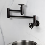 Fuller Two-Handle Wall Mount Pot Filler