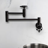 Belknap Two-Handle Wall Mount Pot Filler