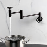 Belknap Two-Handle Wall Mount Pot Filler