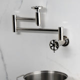 Belknap Two-Handle Wall Mount Pot Filler